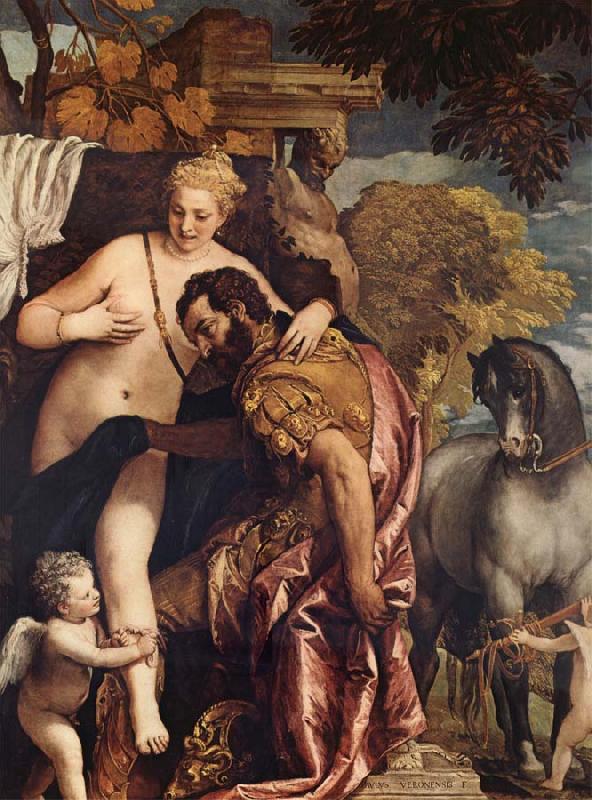 Paolo  Veronese Mars and Venus United by Love